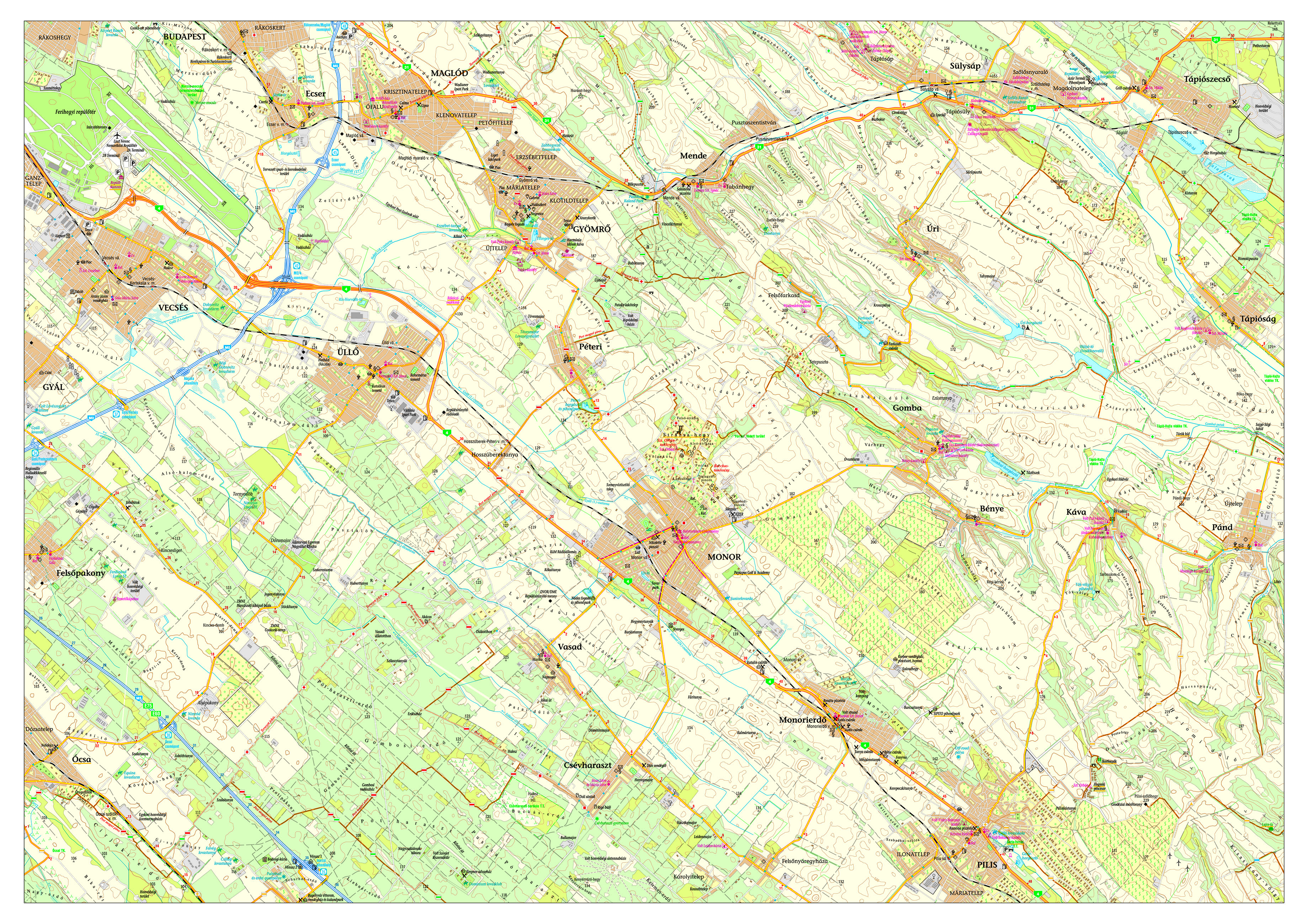monor térkép Monor Környéki Strázsa Borrend » Monor és környéke látnivalói monor térkép